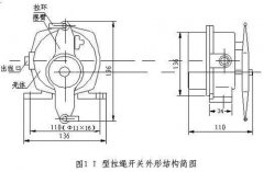 JYB/KS-2，JYB/KS-1雙向拉繩開關(guān)，事故開關(guān)KBW-220L防爆拉繩開關(guān)